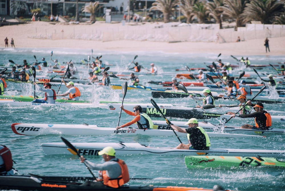 lanzorote world cup surfski held in lanzarote