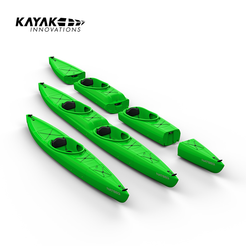 The idea of a modular kayak that can be stored in a space-saving way, transported in the boot and assembled in a few seconds is not new. And it is good. In fact, it's so good that it's worth thinking about how to improve such a boat. So on the evening of that fantastic day of paddling, we just talked shop for a bit... and suddenly we had an idea, a challenge that was never to leave us! The main driving force behind the idea were questions that arose from the experiences of dealers and active paddlers: