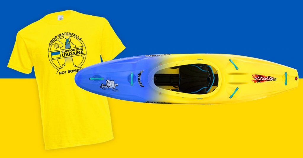 pyranha kayaks ukraine fundraiser paddlesports solidarity